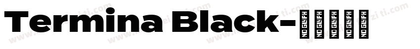 Termina Black字体转换